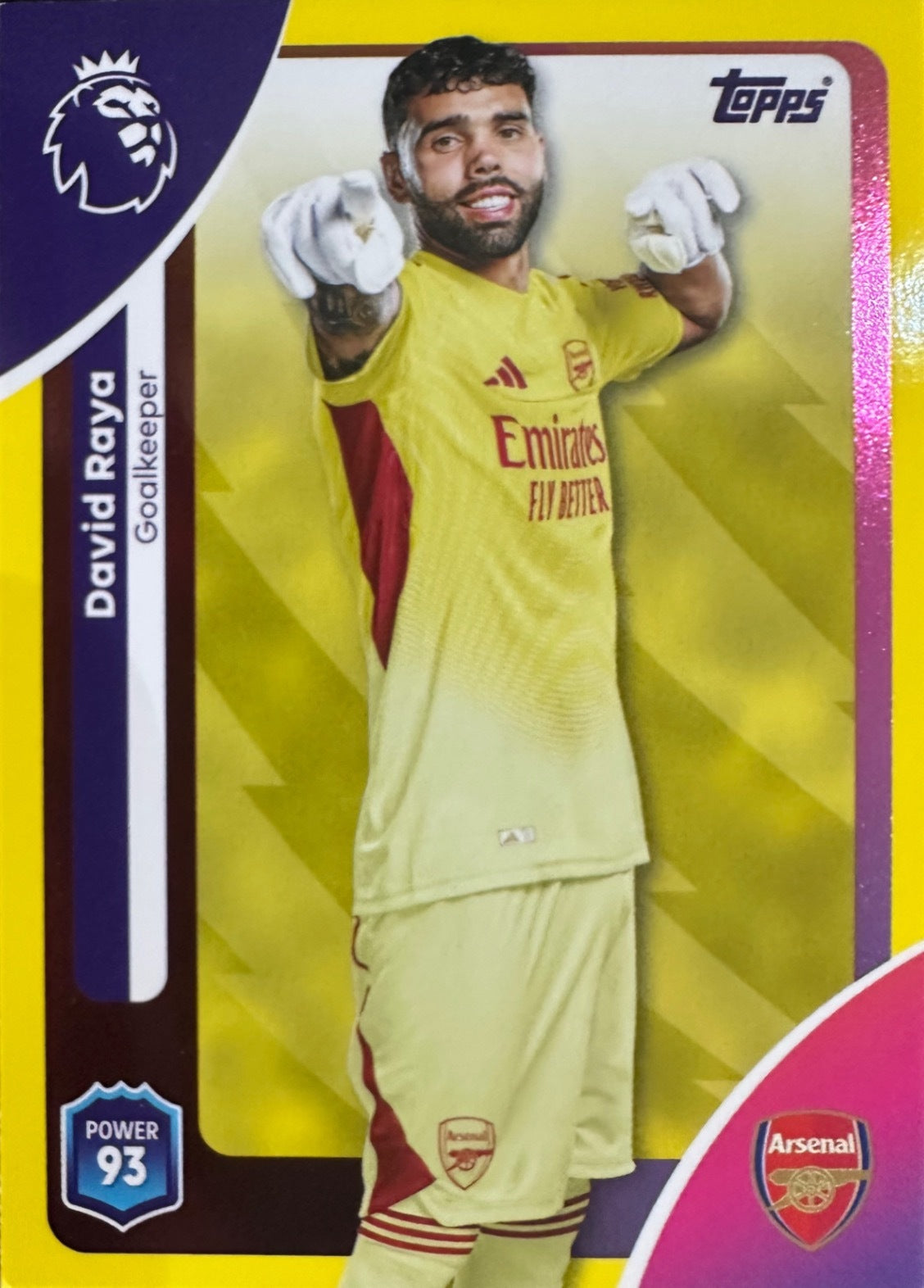Topps Premier League 2025/26 2026 Scegli Card #1-360 Yellow Parallel