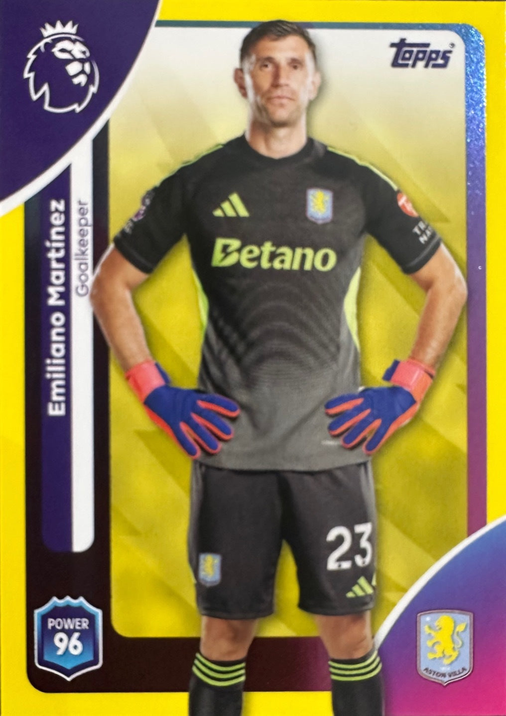 Topps Premier League 2025/26 2026 Scegli Card #1-360 Yellow Parallel