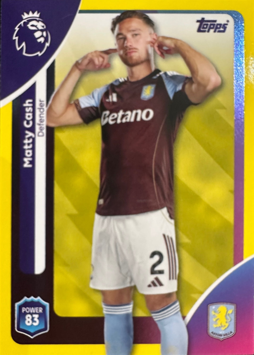 Topps Premier League 2025/26 2026 Scegli Card #1-360 Yellow Parallel