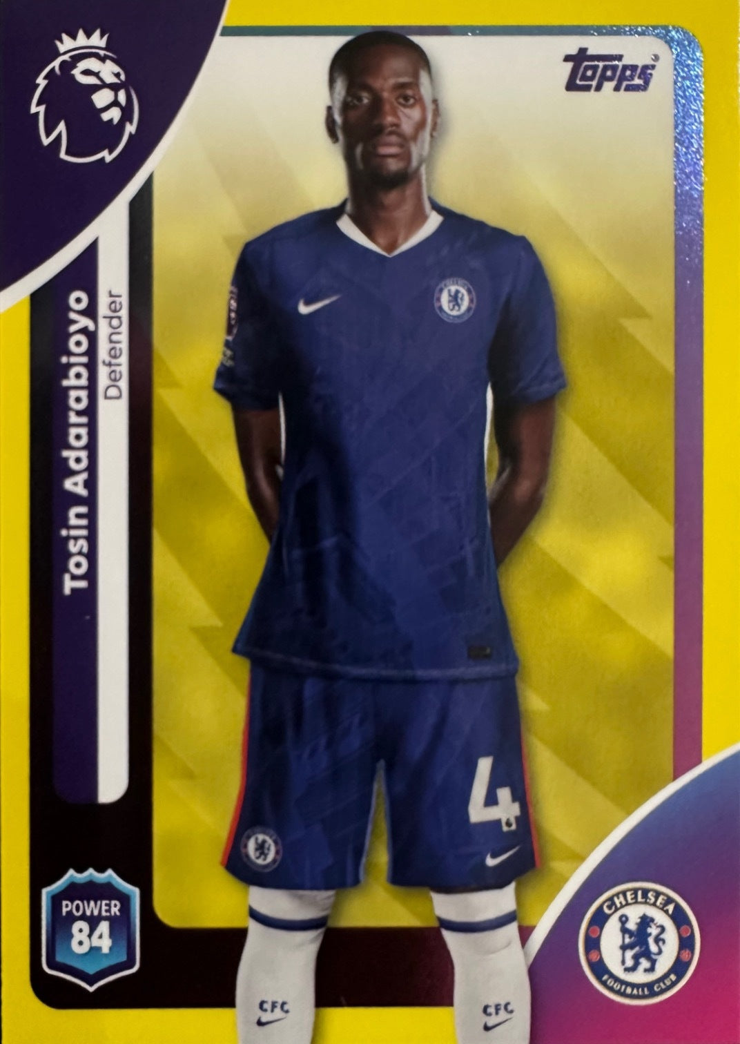 Topps Premier League 2025/26 2026 Scegli Card #1-360 Yellow Parallel