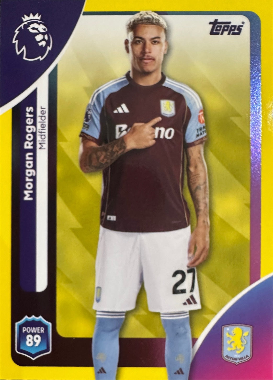 Topps Premier League 2025/26 2026 Scegli Card #1-360 Yellow Parallel