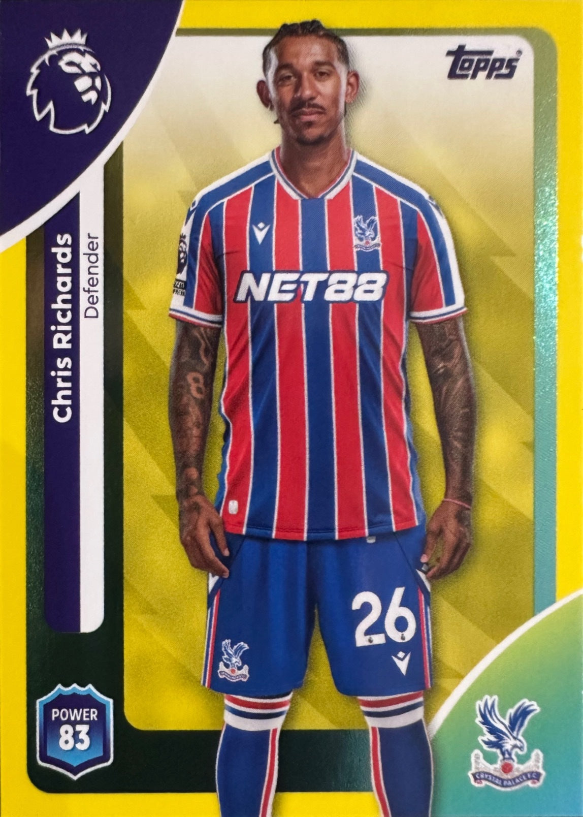 Topps Premier League 2025/26 2026 Scegli Card #1-360 Yellow Parallel