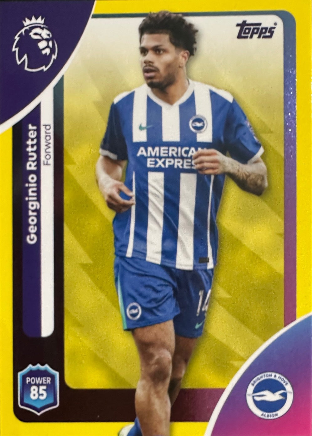 Topps Premier League 2025/26 2026 Scegli Card #1-360 Yellow Parallel