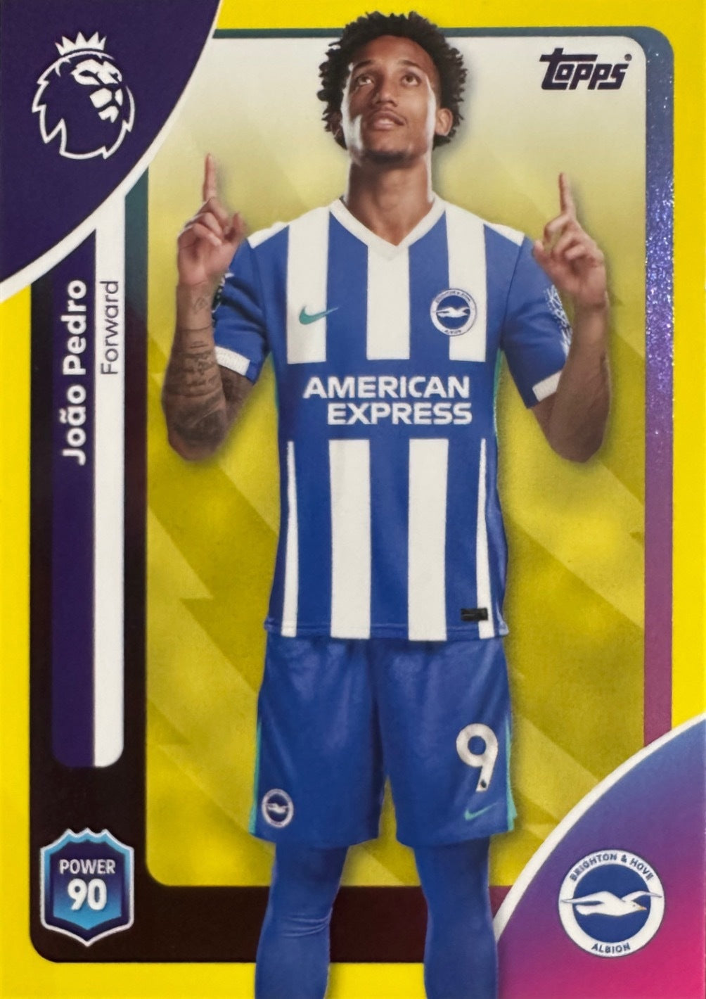 Topps Premier League 2025/26 2026 Scegli Card #1-360 Yellow Parallel