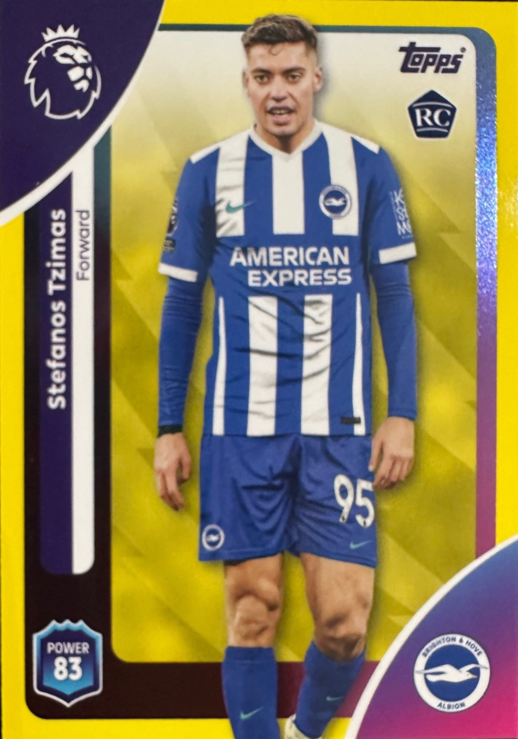 Topps Premier League 2025/26 2026 Scegli Card #1-360 Yellow Parallel