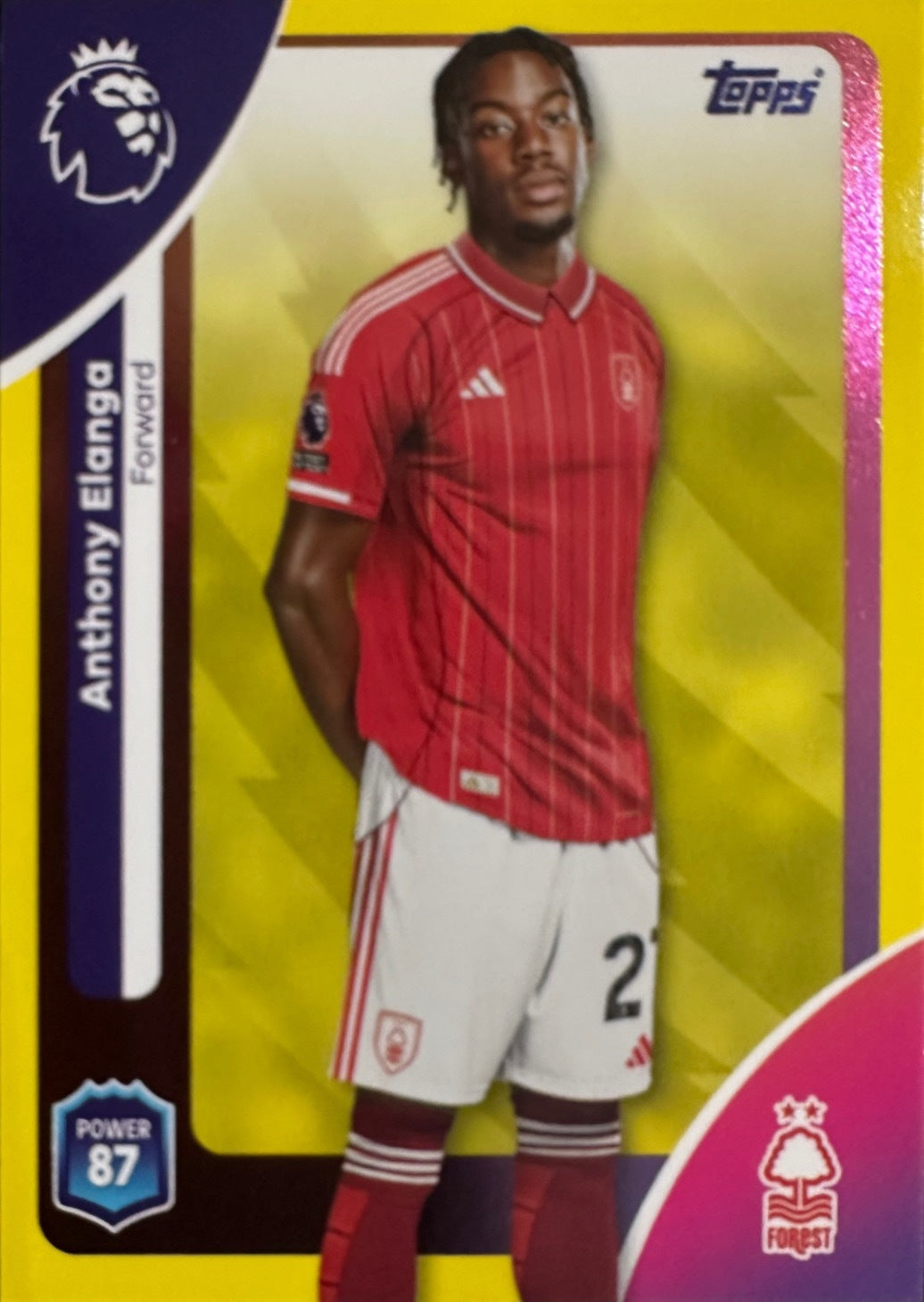 Topps Premier League 2025/26 2026 Scegli Card #1-360 Yellow Parallel
