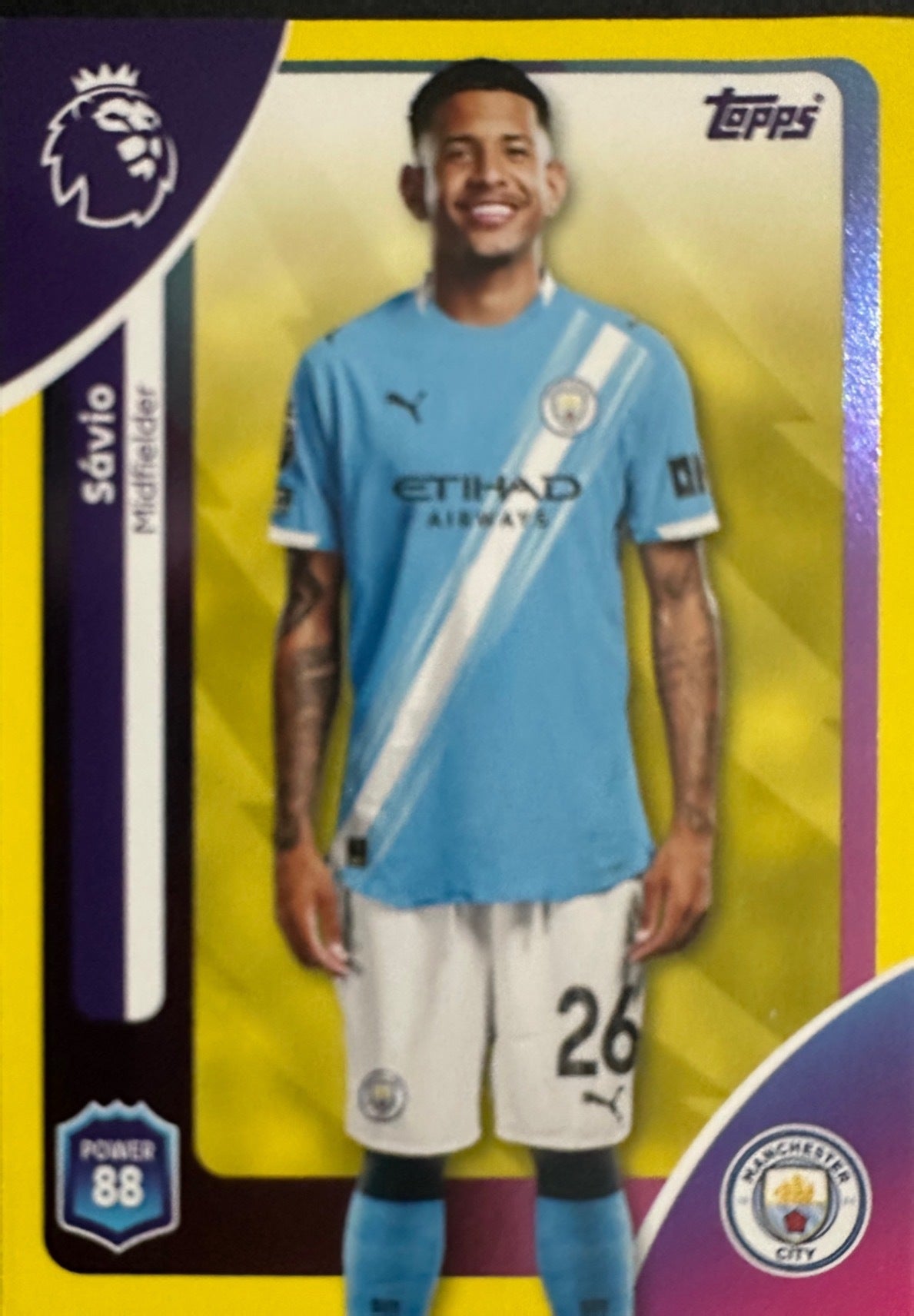 Topps Premier League 2025/26 2026 Scegli Card #1-360 Yellow Parallel