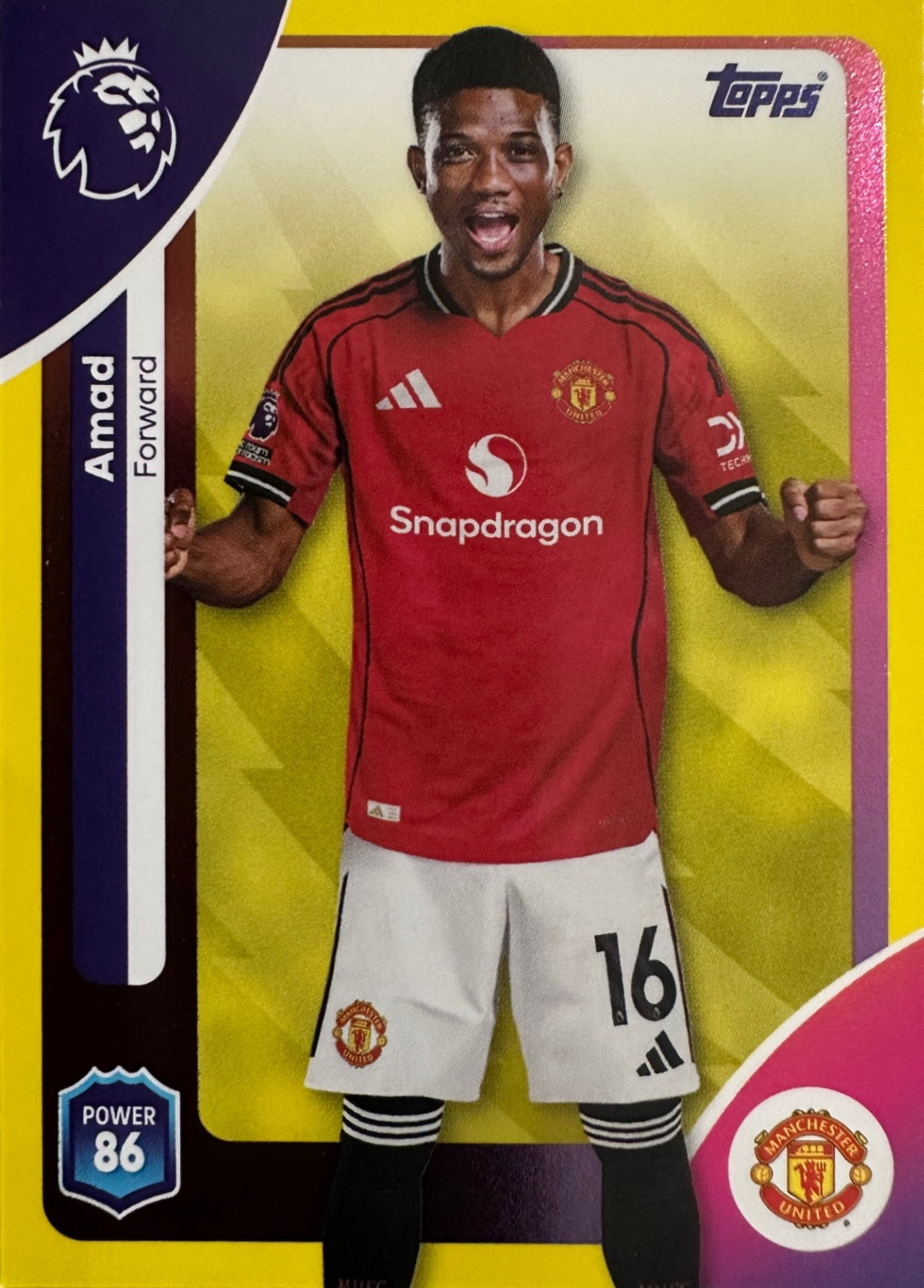 Topps Premier League 2025/26 2026 Scegli Card #1-360 Yellow Parallel