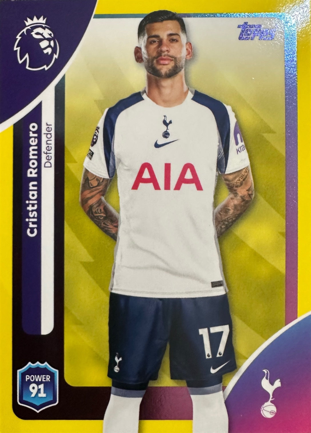 Topps Premier League 2025/26 2026 Scegli Card #1-360 Yellow Parallel