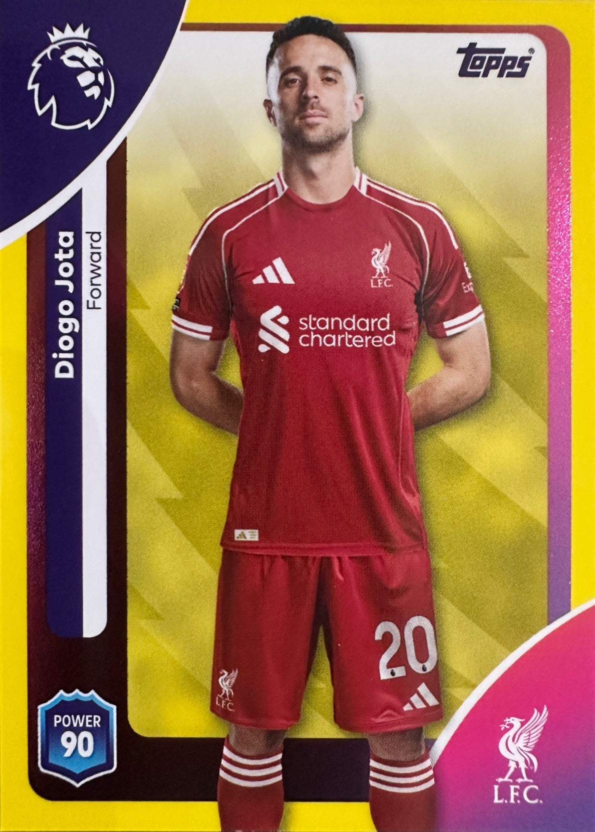 Topps Premier League 2025/26 2026 Scegli Card #1-360 Yellow Parallel