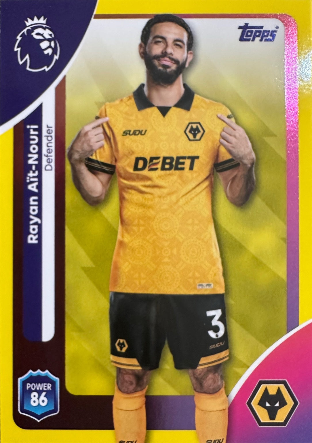 Topps Premier League 2025/26 2026 Scegli Card #1-360 Yellow Parallel