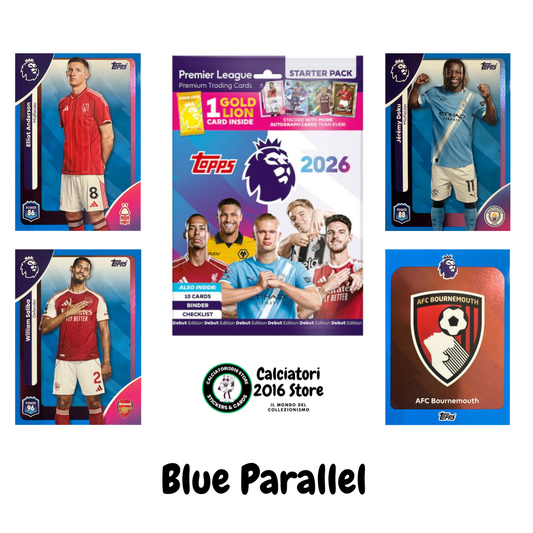 Topps Premier League 2025/26 2026 Scegli Card #1-225 Blue Parallel