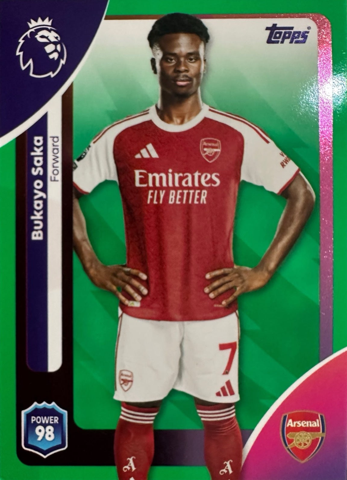 Topps Premier League 2025/26 2026 Scegli Card #1-360 Green Parallel