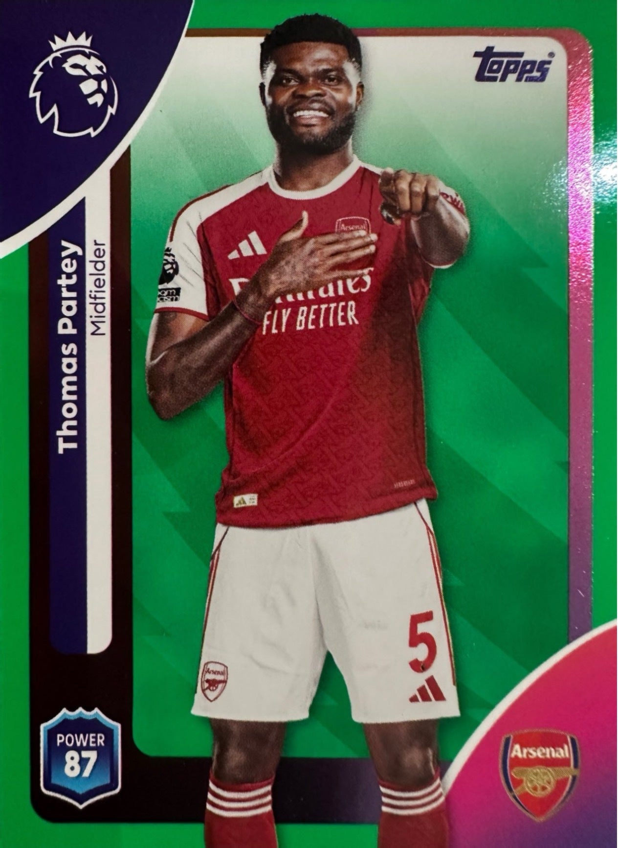 Topps Premier League 2025/26 2026 Scegli Card #1-360 Green Parallel