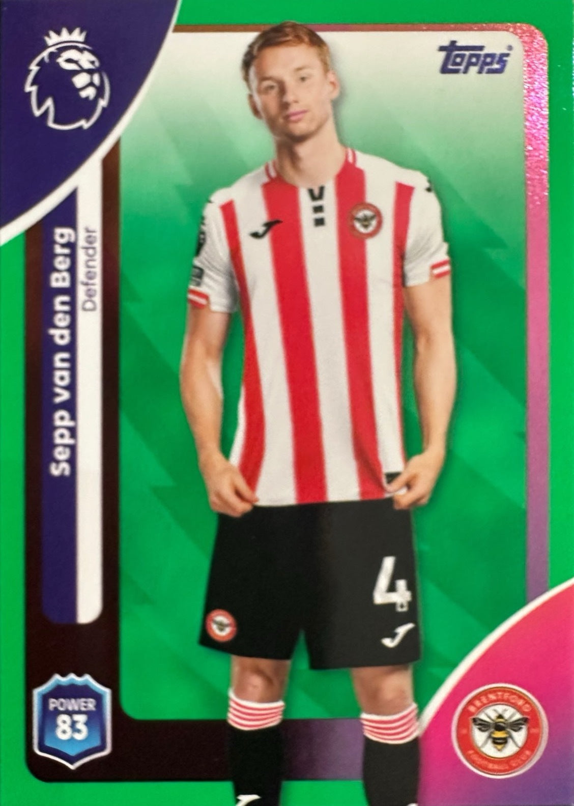 Topps Premier League 2025/26 2026 Scegli Card #1-360 Green Parallel