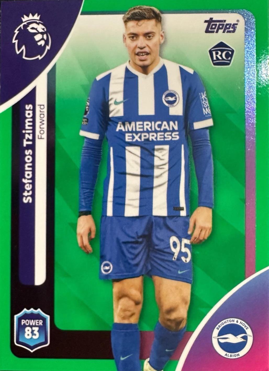 Topps Premier League 2025/26 2026 Scegli Card #1-360 Green Parallel