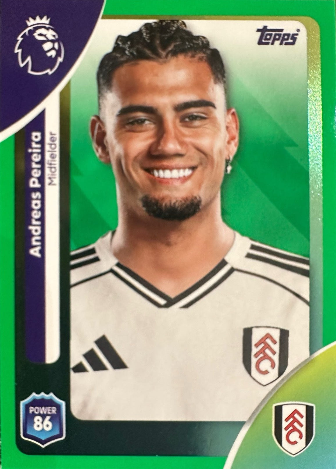 Topps Premier League 2025/26 2026 Scegli Card #1-360 Green Parallel