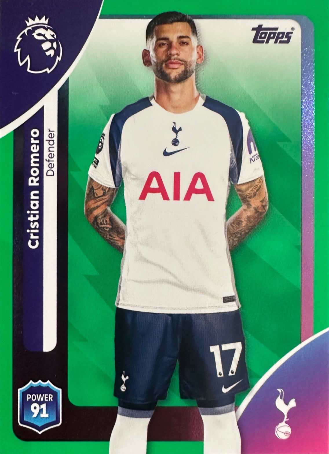 Topps Premier League 2025/26 2026 Scegli Card #1-360 Green Parallel