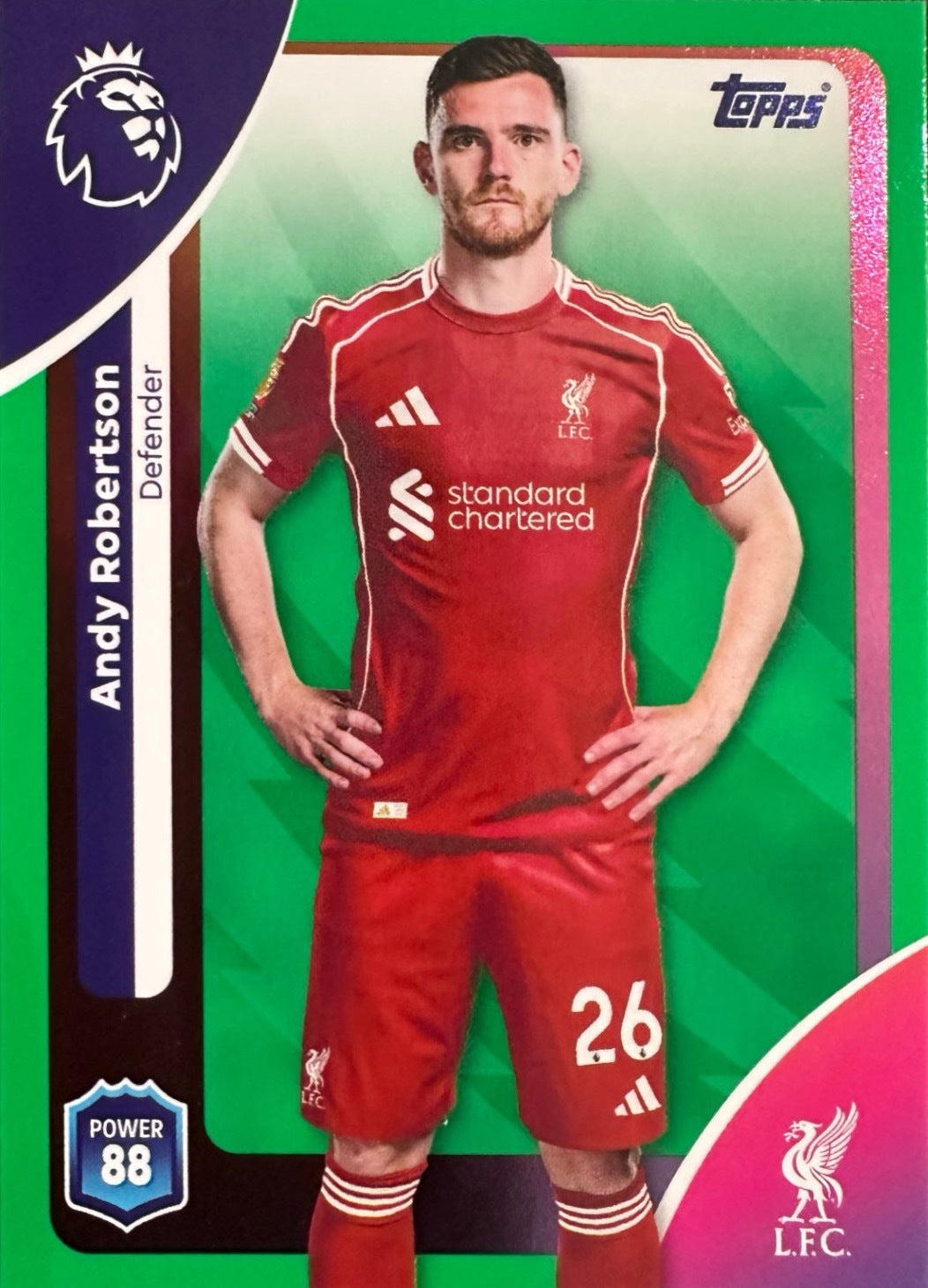 Topps Premier League 2025/26 2026 Scegli Card #1-360 Green Parallel