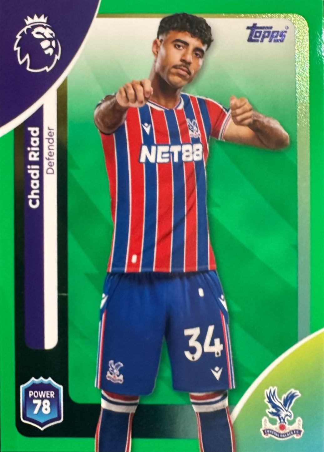 Topps Premier League 2025/26 2026 Scegli Card #1-360 Green Parallel