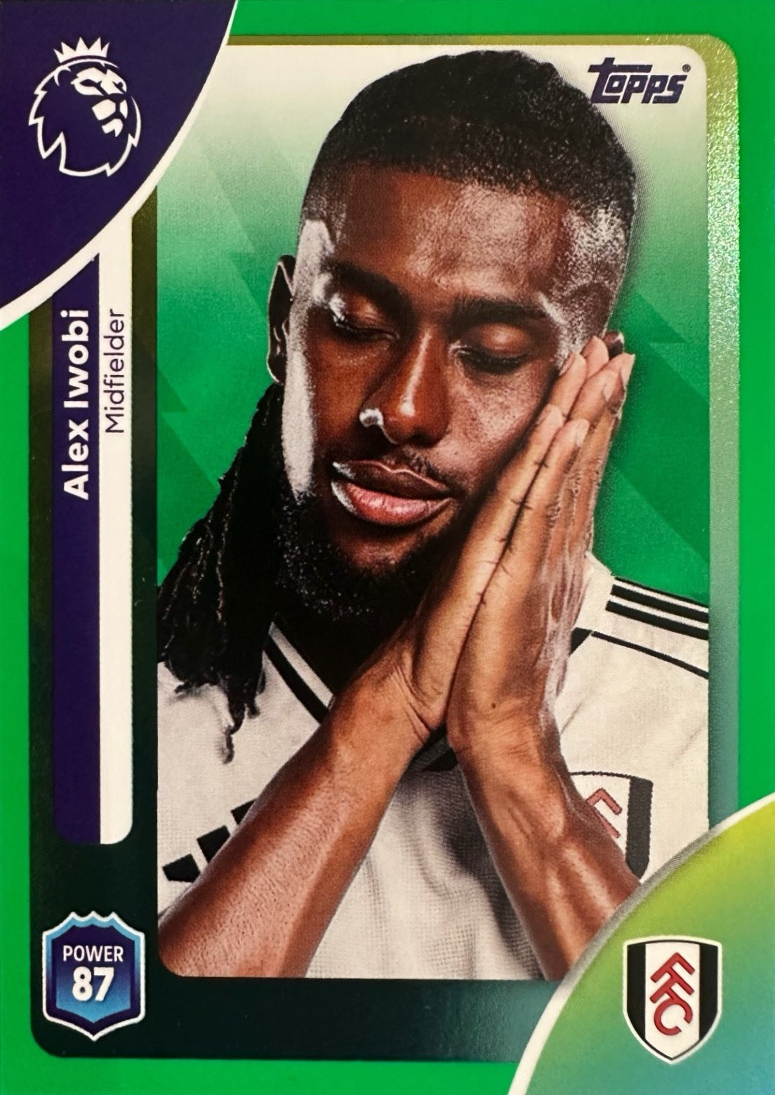 Topps Premier League 2025/26 2026 Scegli Card #1-360 Green Parallel