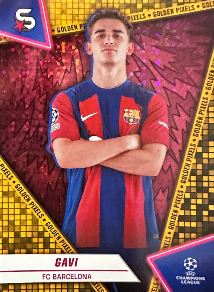 Superstars Champions League 2023/24 Topps - Scegli card Golden Pixel Da 1 a 200