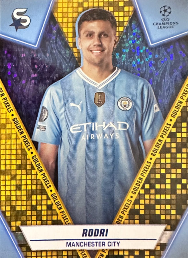 Superstars Champions League 2023/24 Topps - Scegli card Golden Pixel Da 1 a 200