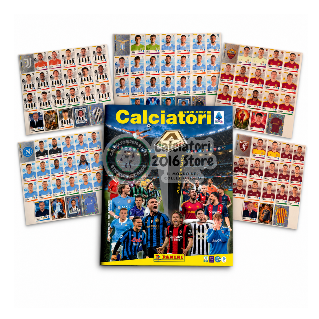 Calciatori Panini 2026/27 Panini - Scegli Squadra Completa - Fuori Raccolta