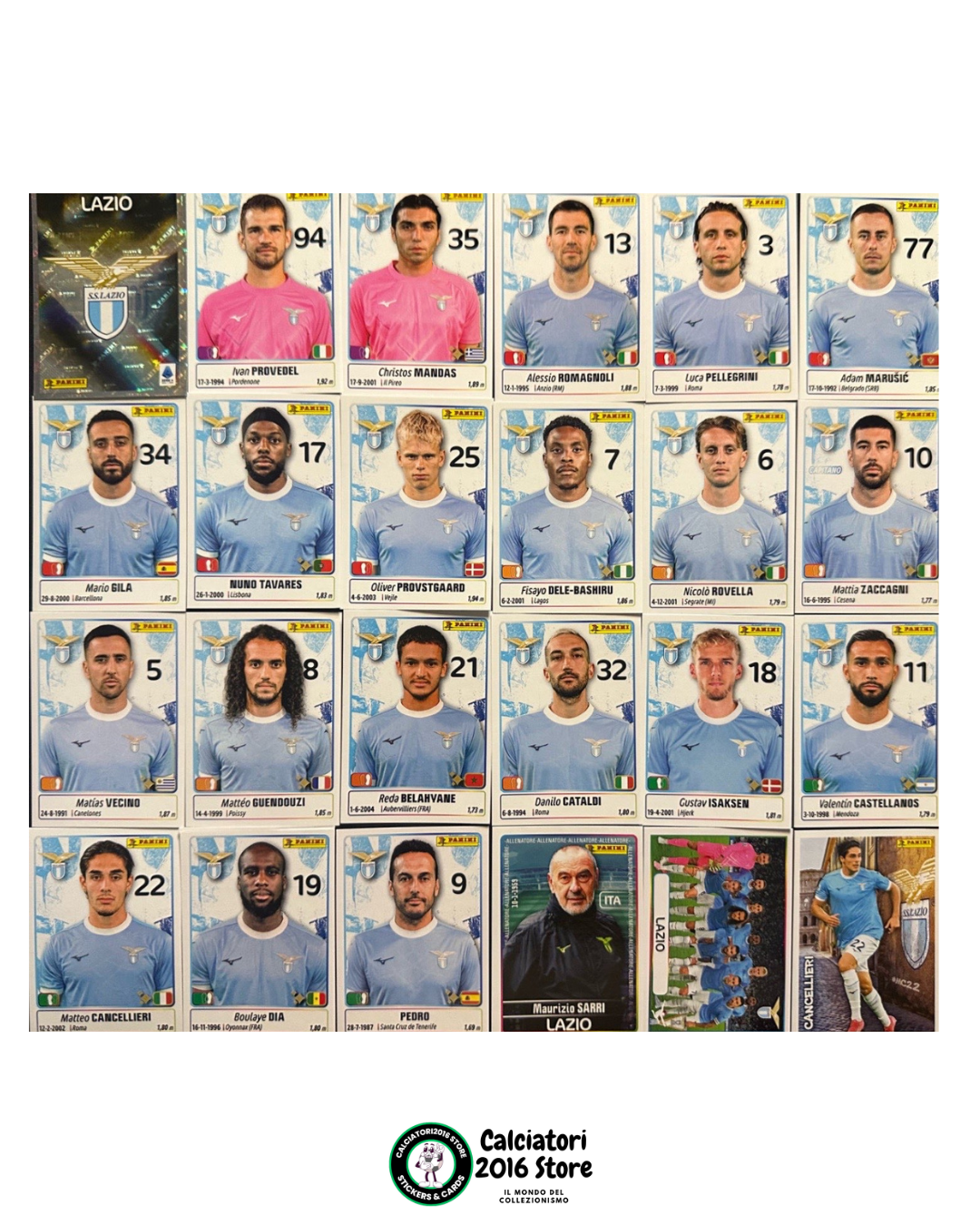 Calciatori Panini 2025 -26 - squadre complete a scelta