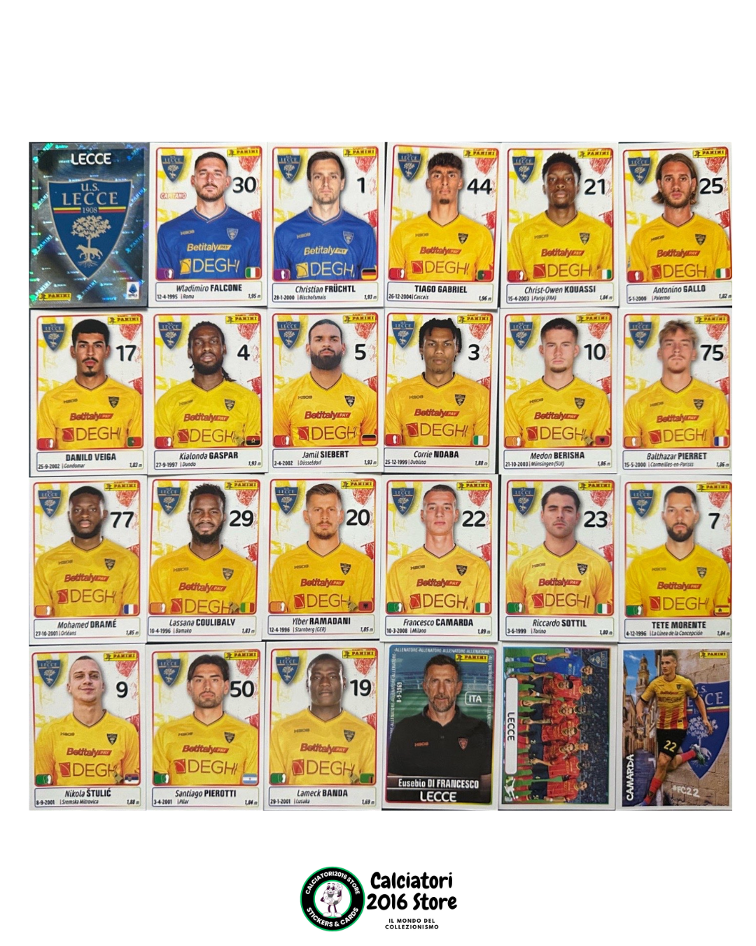 Calciatori Panini 2025 -26 - squadre complete a scelta