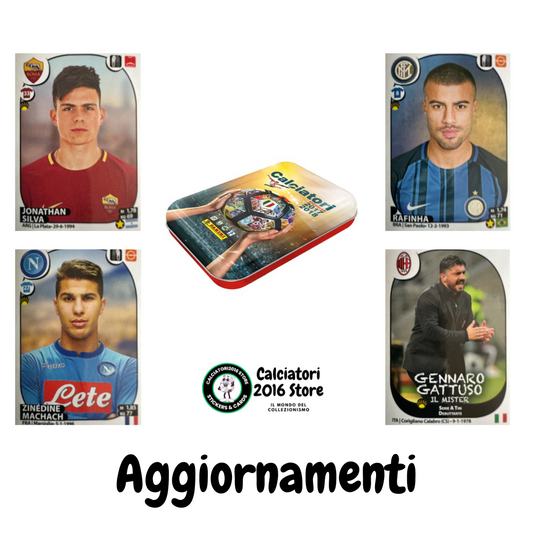 Calciatori panini 2017/18 - Scegli figurina Aggiornamenti Da M1 a M48