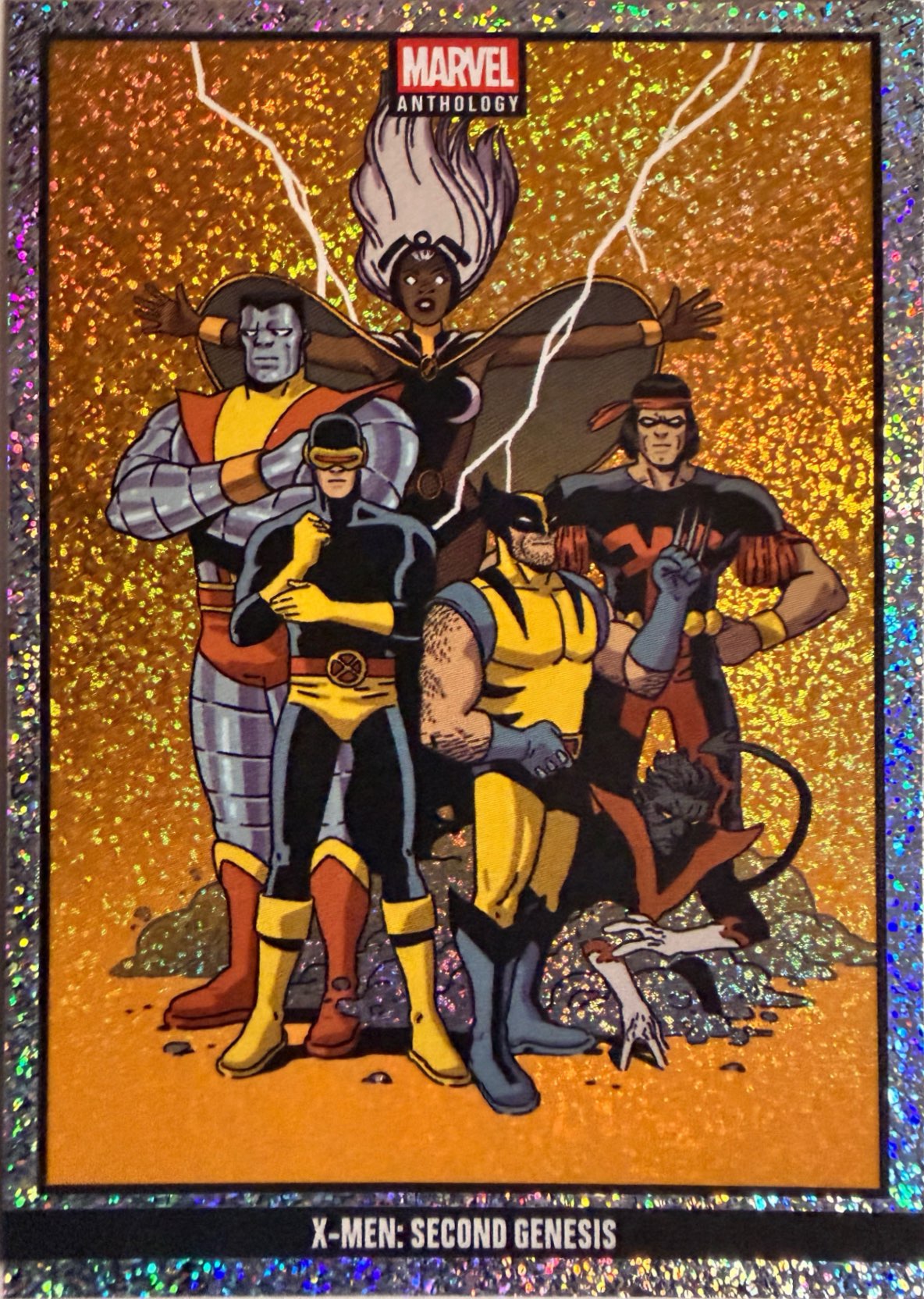 Marvel Anthology Panini - Box vuoto + set completo 100 Parallel Stardust Holo
