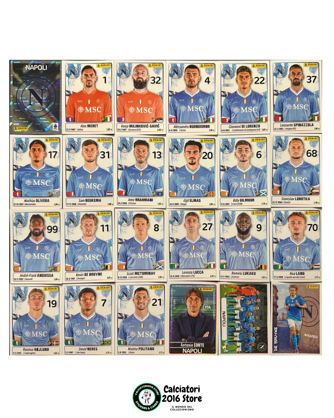 Calciatori Panini 2025 -26 - squadre complete a scelta