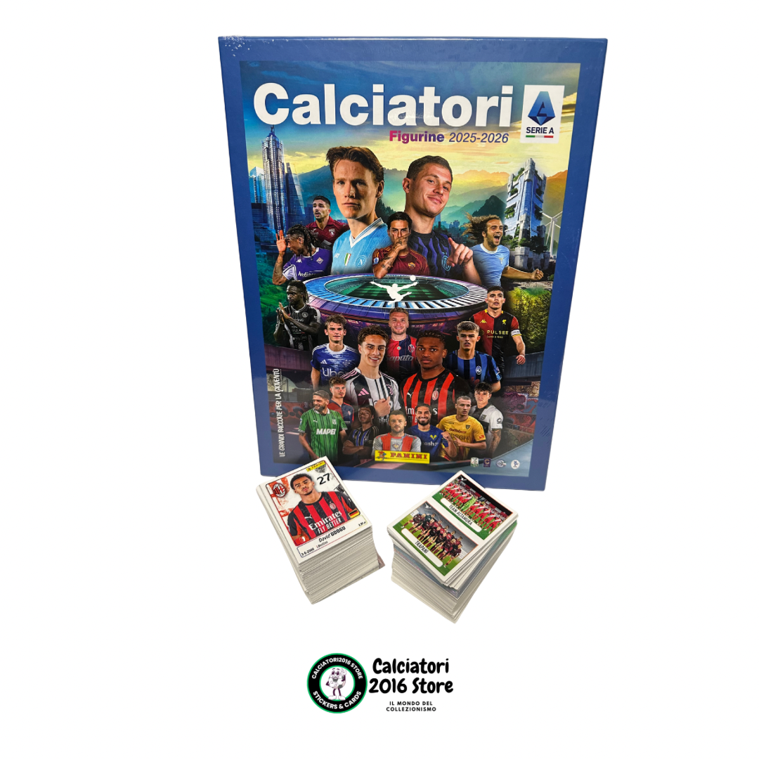 Calciatori Panini 2025/26 - Album cartonato + Set completo 618 figurine