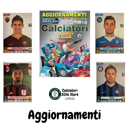 Calciatori panini 2015/16 - Scegli figurina Aggiornamenti Film del campionato