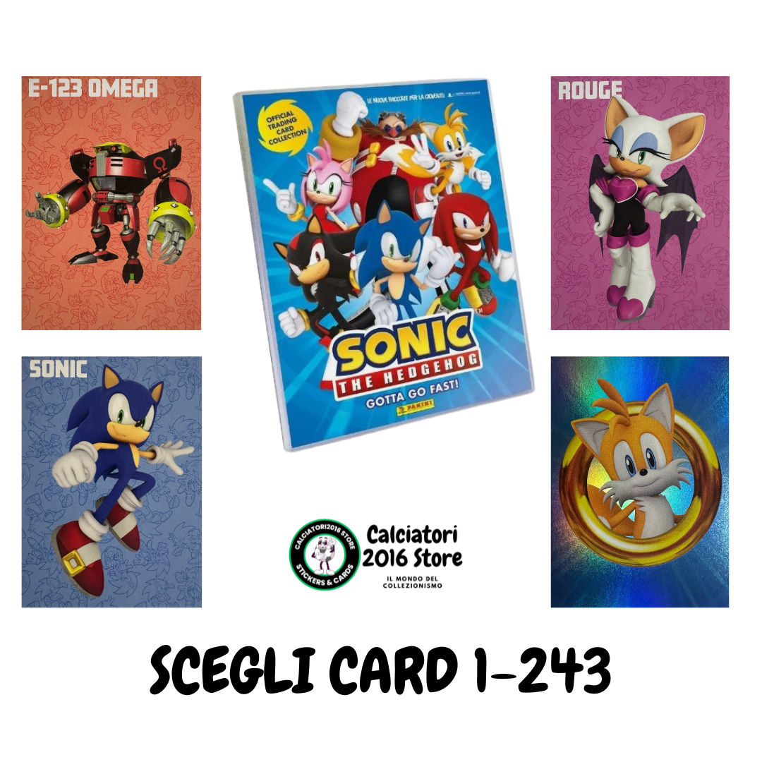 Panini Sonic The Hedgehog 2025 - Figurine a Scelta 1-243 Limited Edition