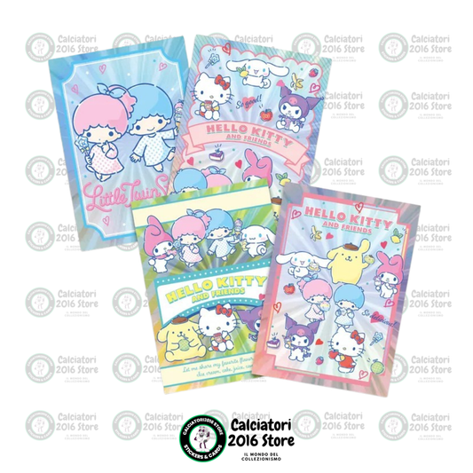 Hello Kitty and Freinds Panini - Set completo 4 Limited Edition