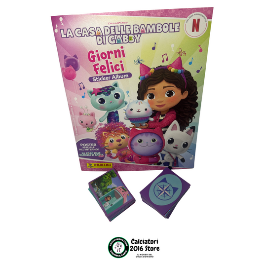 Panini Gabby’s Dollhouse - Album + set completo 192 figurine