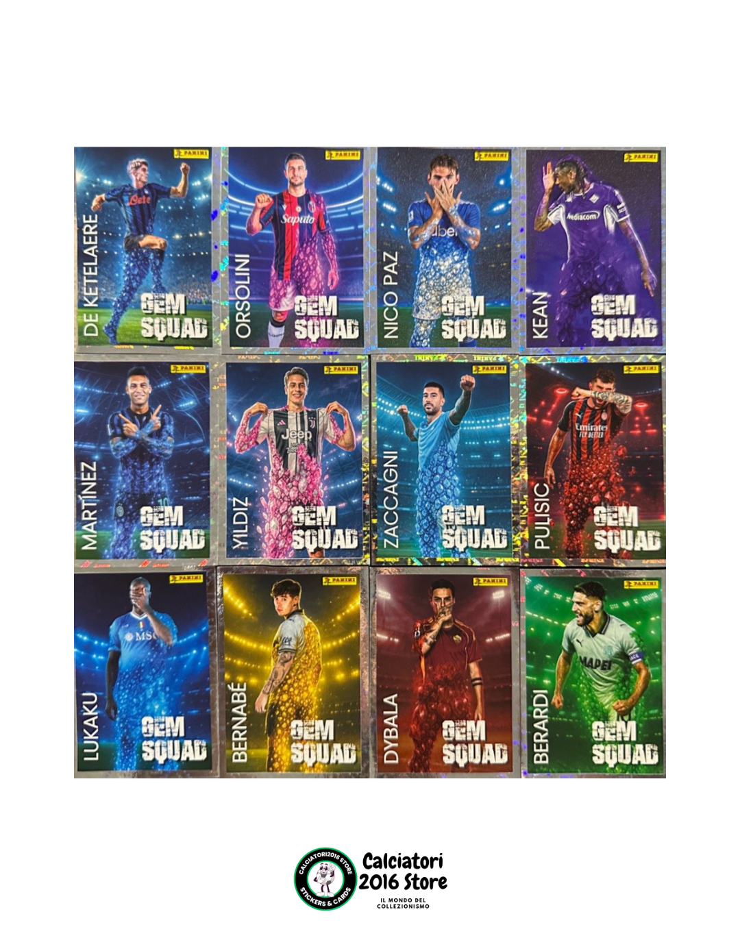 Calciatori Panini 2025 -26 - squadre complete a scelta