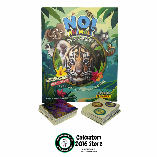 Panini Noi Animali L’Unione fa la forza - Album + set completo 184 figurine