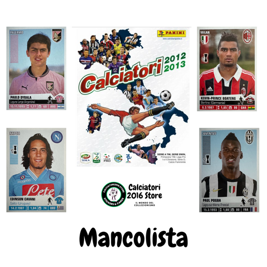 Calciatori panini 2012/13 - Scegli figurina da 1 a 100