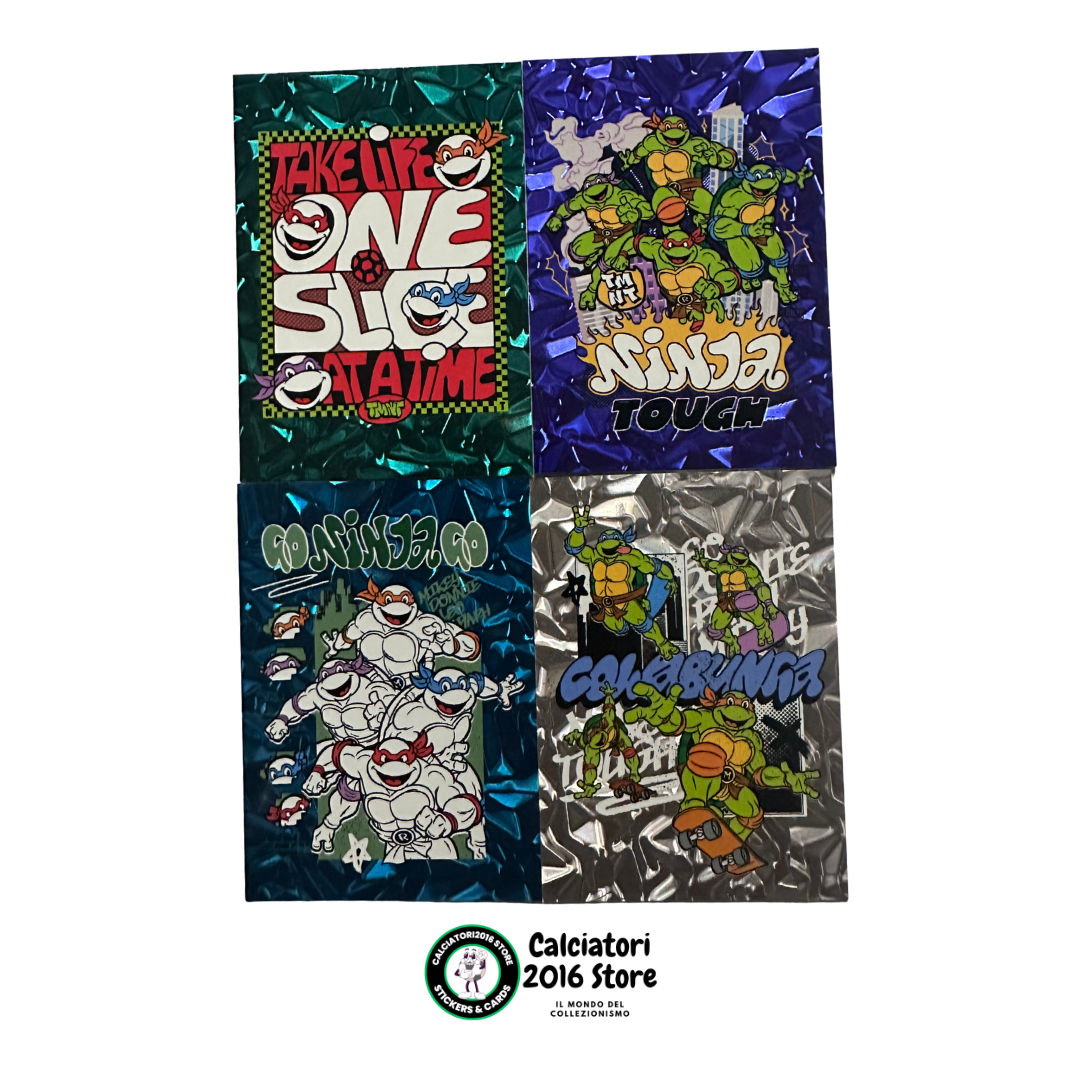 Turtles Panini Trading Card - Set 4 Limited Edition Ecoblister