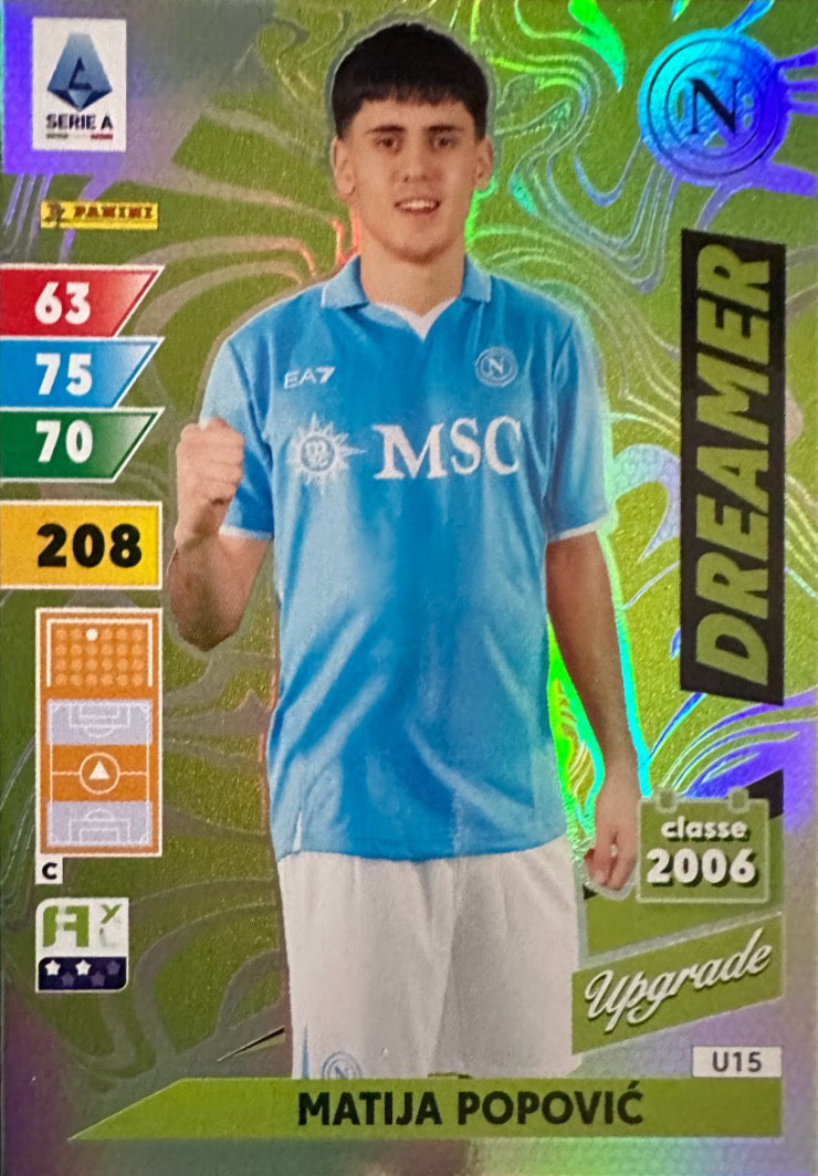 Adrenalyn XL Calciatori UPGRADE 2024/25- Scegli Card Dreamer Winter Star Limited