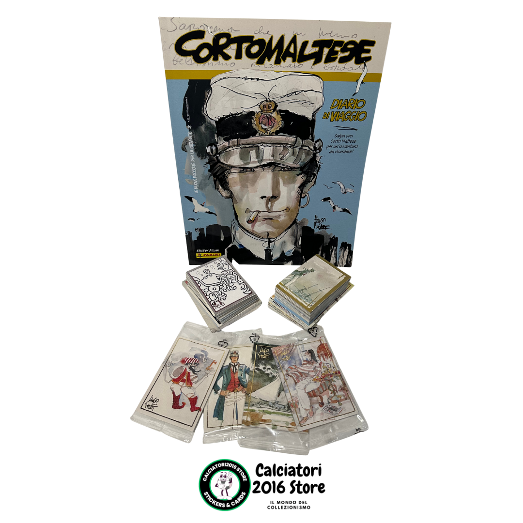 Corto Maltese Diario di Viaggio 2025 Panini - Album + set completo Figurine Card+ 4 Limited