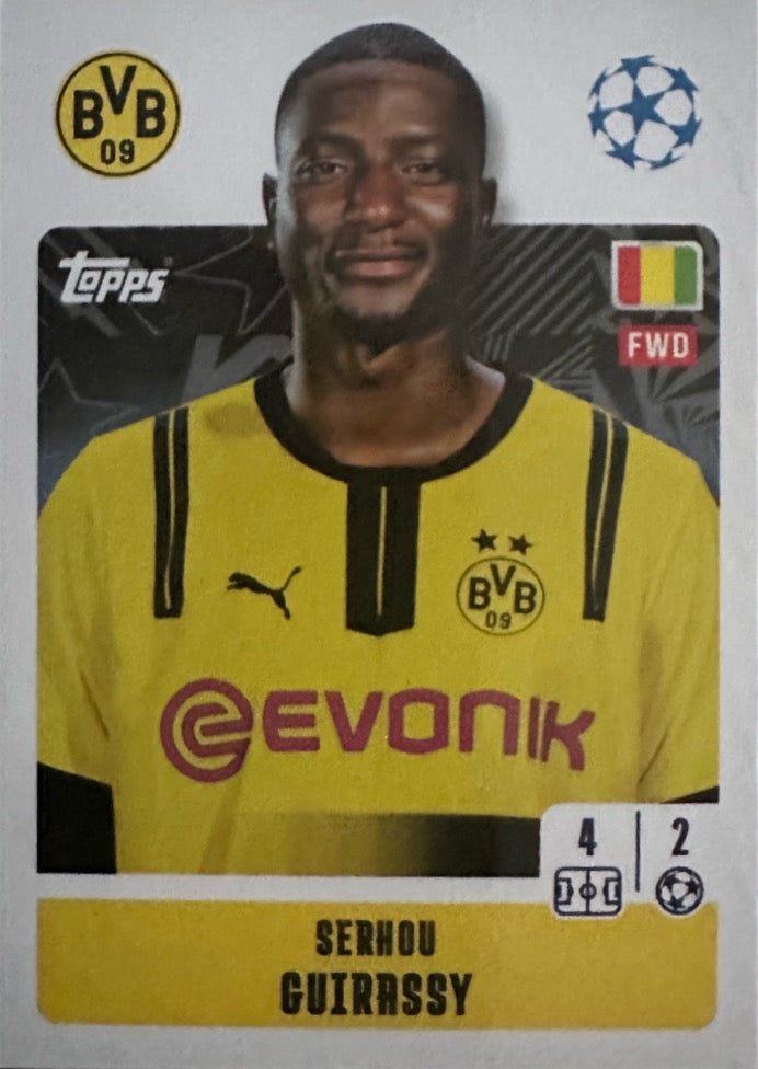 Champions League 2024/25 Topps Mancolista - Scegli figurina da 101 a 200