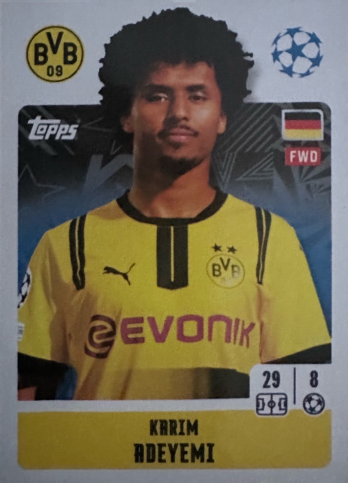 Champions League 2024/25 Topps Mancolista - Scegli figurina da 101 a 200