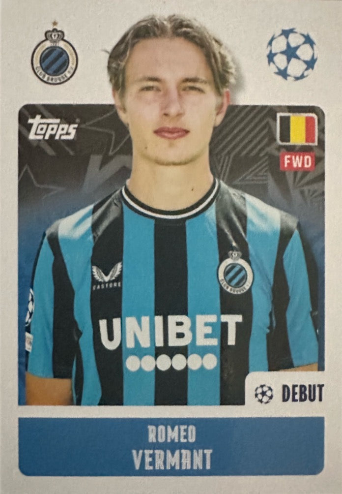 Champions League 2024/25 Topps Mancolista - Scegli figurina da 101 a 200