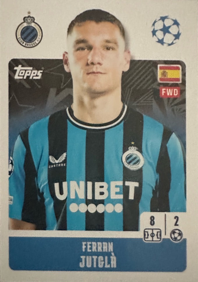 Champions League 2024/25 Topps Mancolista - Scegli figurina da 101 a 200