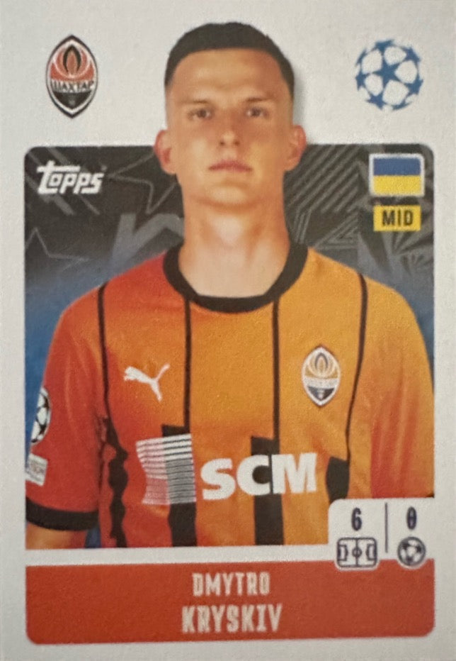 Champions League 2024/25 Topps Mancolista - Scegli figurina 201-300