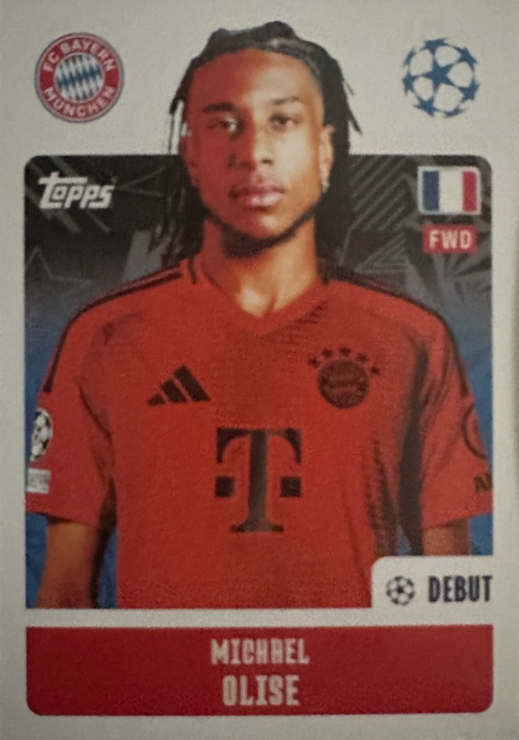 Champions League 2024/25 Topps Mancolista - Scegli figurina da 101 a 200